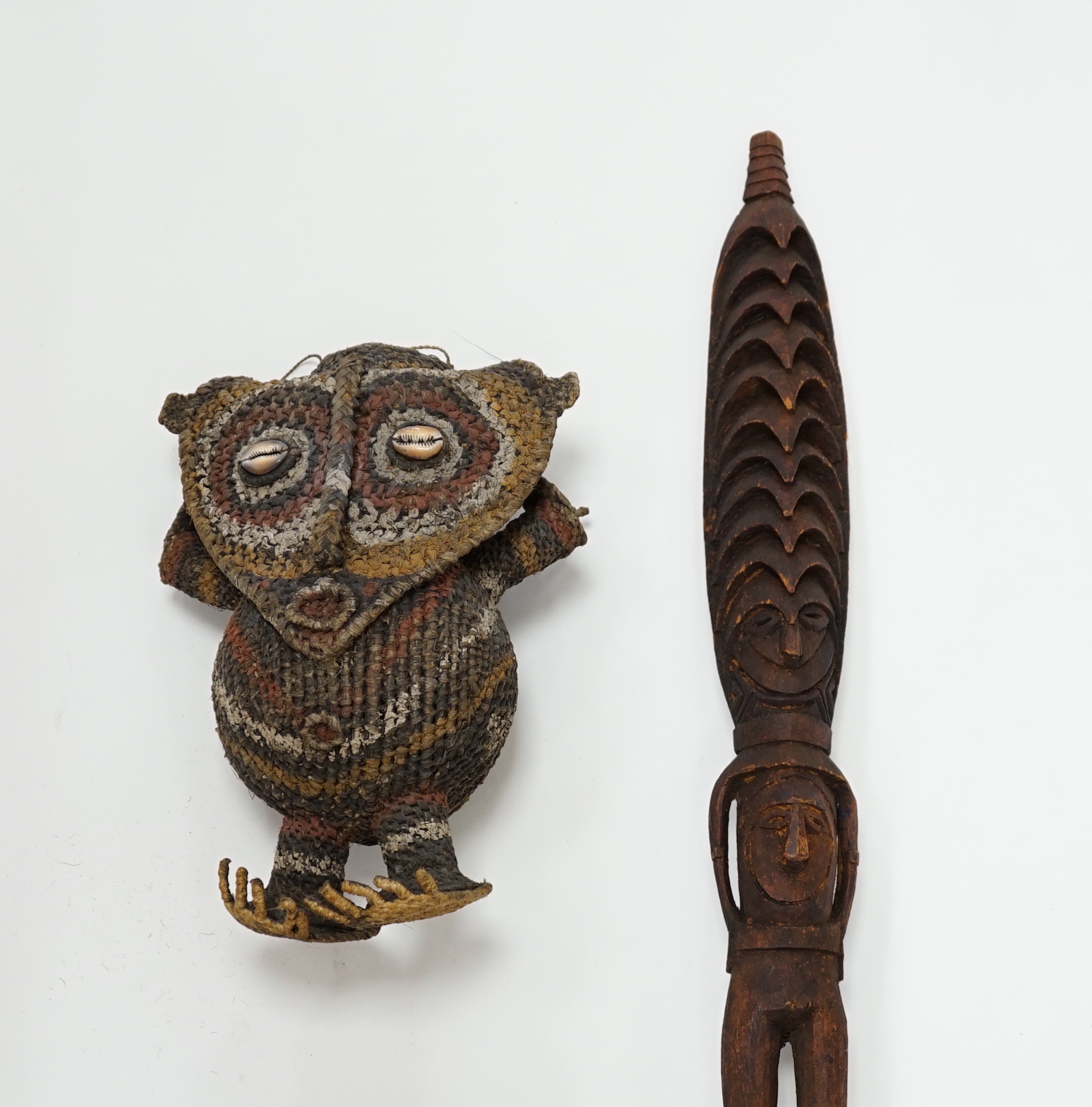 Two Papua New Guinea figures